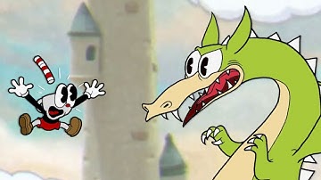 Never fight the dragon in cuphead