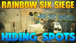 Rainbow Six Siege 3 Hiding Spots on The Map Border!