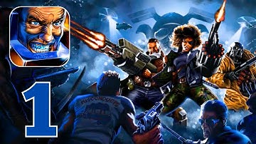 Huntdown: Cyberpunk Adventure - Gameplay Walkthrough | Part 1 (Android, iOS)