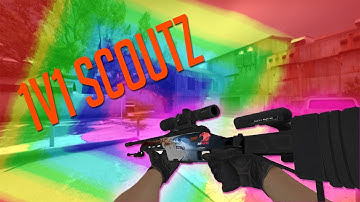 Pros play on 4:3 ^_^ (CS:GO 1V1 SCOUT MAP)[Part 1]