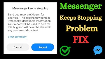 Fix messenger keeps crashing problem 2024 | Messenger Keeps Stopping Problem solved