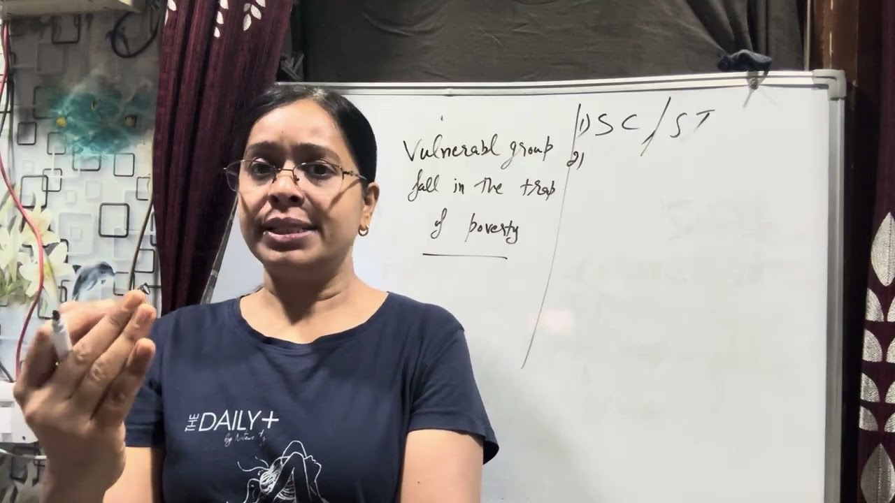 # Economics # IX Class # Poverty- Vulnerable groups