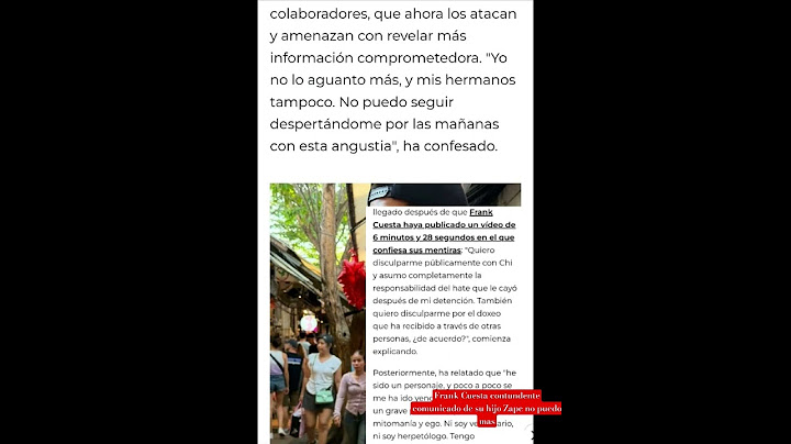 Frank Cuesta comunicado de su hijo Zape no puedo más#frankcuesta#zape#padre#hijo#tailandia#trending