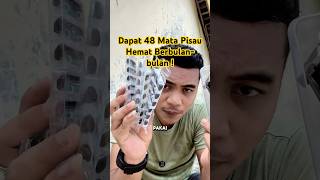 Dapat 48 Mata Pisau Cukur Lebih Hemat Berbulan-bulan ! #alatcukurkumis #pisaucukur #alatcukur