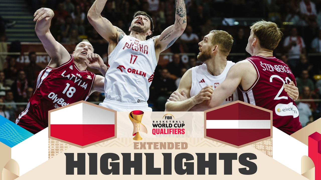 Poland 🇵🇱 v Latvia 🇱🇻 | Extended Highlights | FIBA Basketball World Cup 2027 European Qualifiers