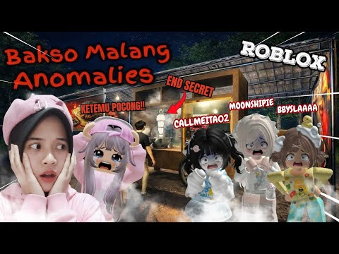 KITA MEMBERANIKAN DIRI JUALAN BAKSO MALANG DI TENGAH MALAM‼️KEYLA KETEMU POCONG.. | ROBLOX INDONESIA
