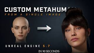 How to Create a Custom MetaHuman from a Single Image | Unreal Engine 5.7+ screenshot 5