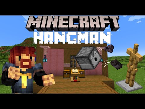 I made a Minecraft Mini Game - Hangman!