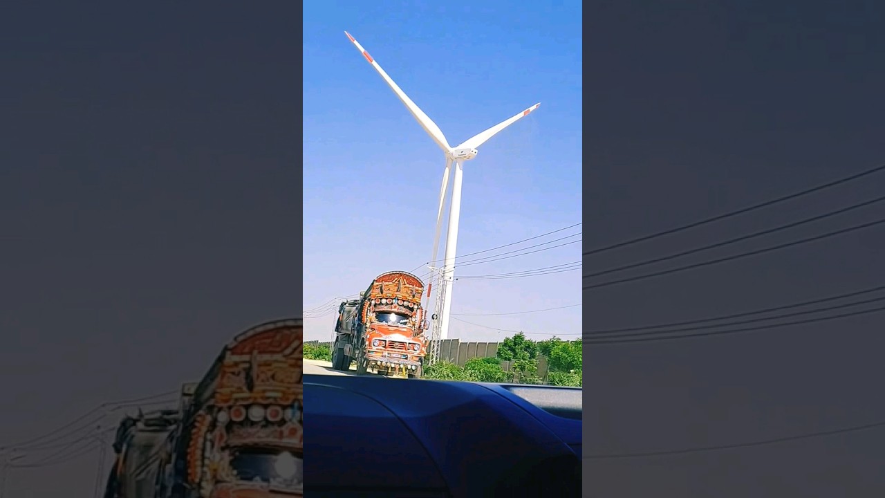 Pakistan's Largest Wind Turbine compared to Boeing 777 ✈️ 