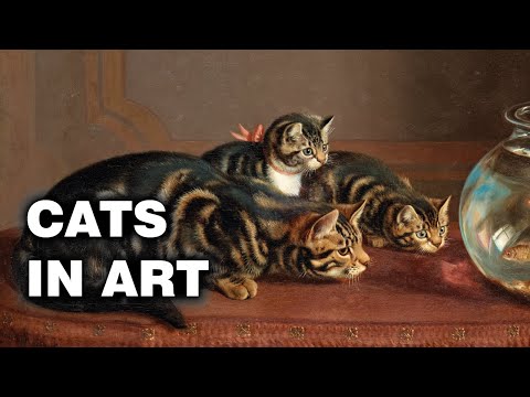 CATS IN ART: COLLECTION of 30 PAINTINGS ▷ Part 1 - YouTube