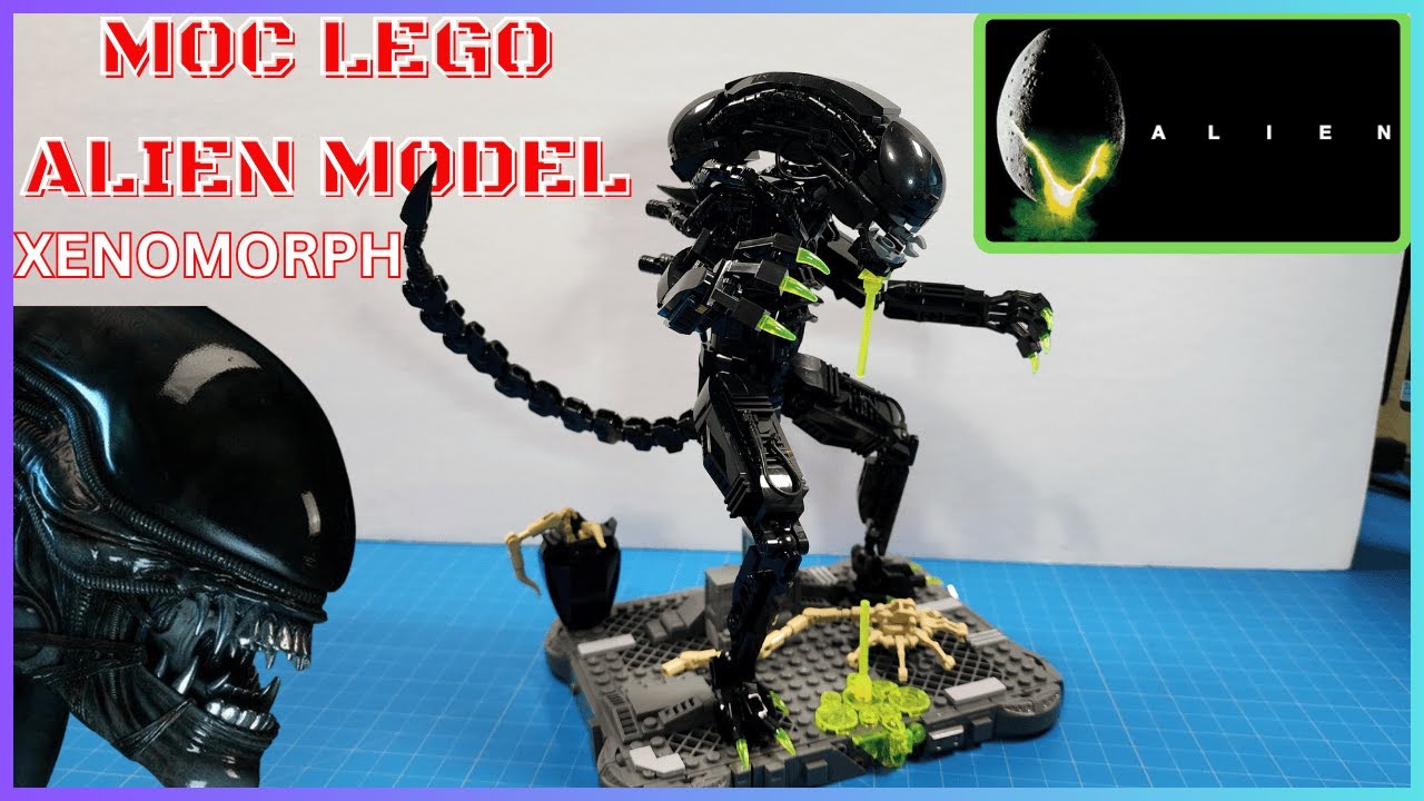 Moc LEGO Build Xenomorph Alien / Aliens - YouTube