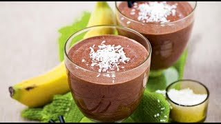 Десерт из какао с бананами Десерт из какао с бананами