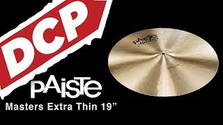 Paiste Masters Extra Thin Multi Cymbal 19 1304 grams CY0005501119