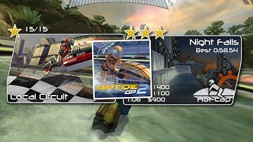 Night Falls (Local Circuit) [Career] - Riptide GP2 (All Levels & Stars) Arsh Gaming Full Gameplay