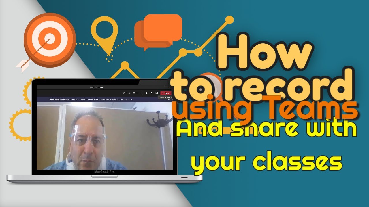 How to record a video using Teams and Share it - YouTube