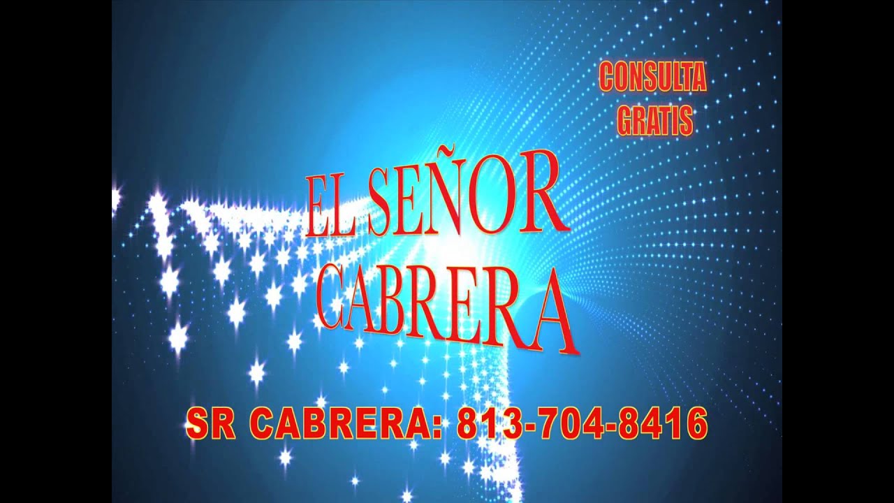 mal de parkinson tratamento EL SENOR CABRERA Anuncio en Television Estrella TV Tampa Florida U S A.
