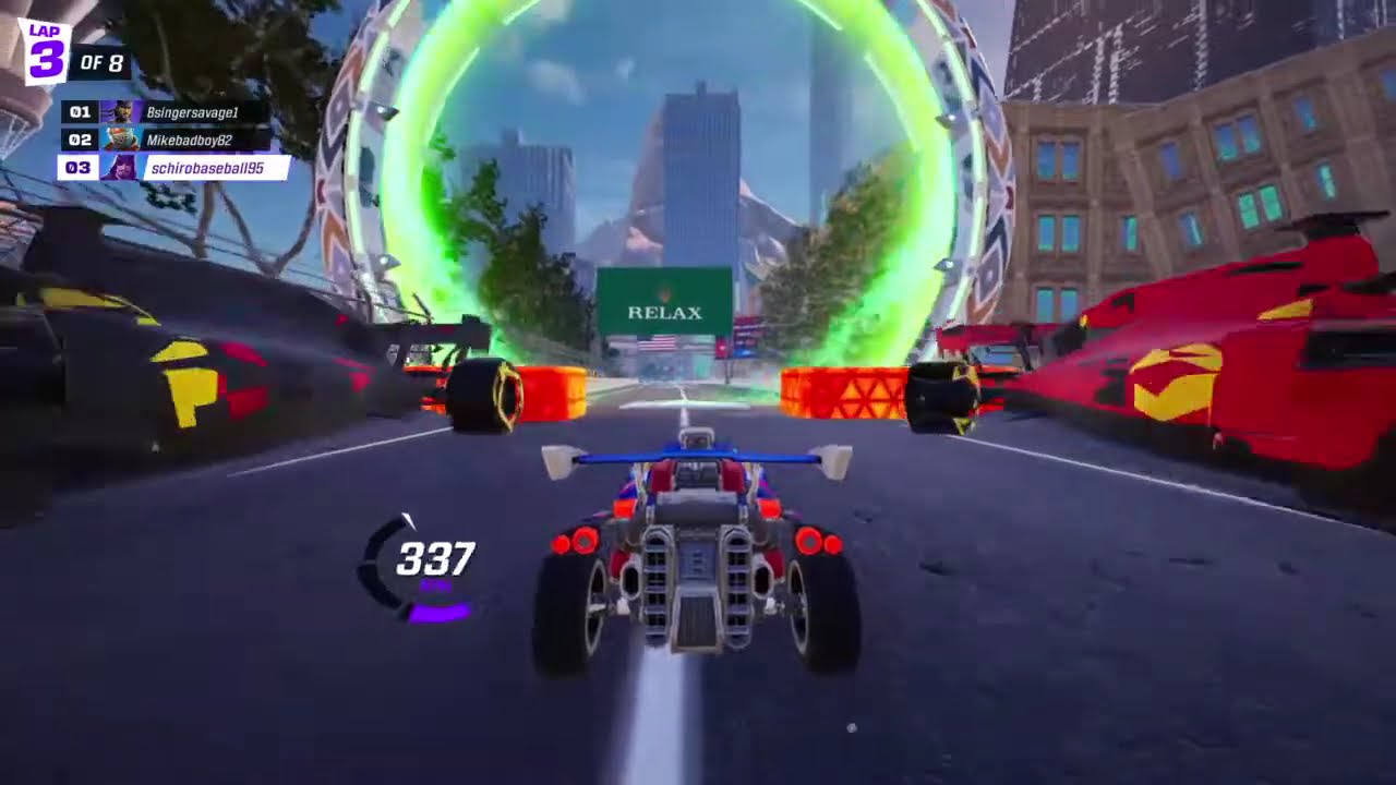 Fortnite Race Funny moments