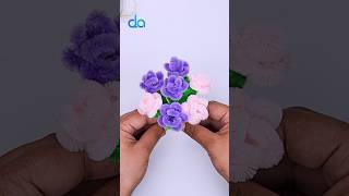 Pipe Cleaner Flower Bouquet💐Easy DIY Craft #decor #pipecleaners #flowers #bouquet #shorts #tutorial