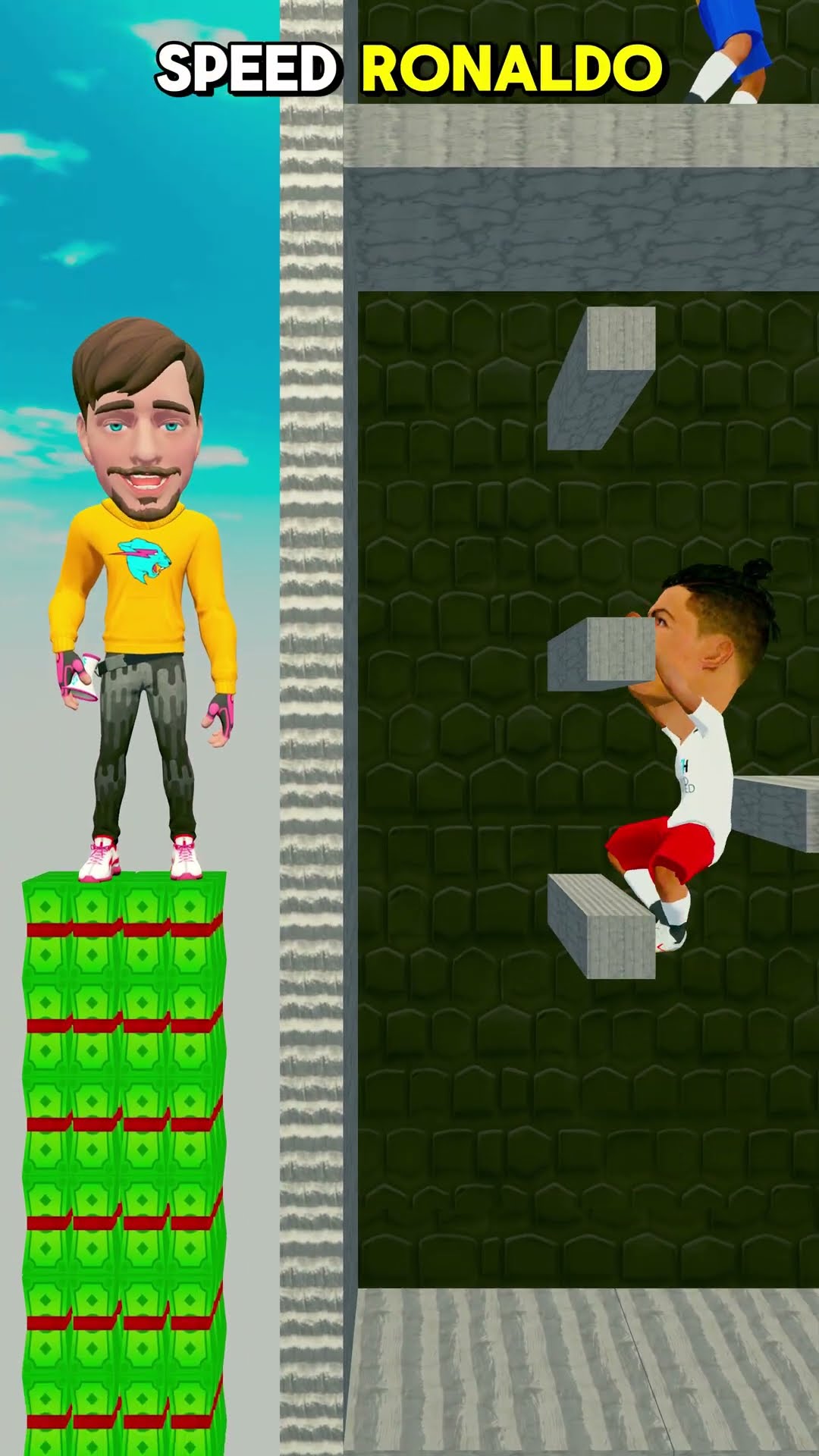 Money vs Hard Work – Ronaldo vs MrBeast!