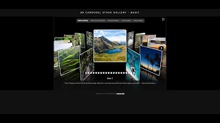 3D Carousel Stack Designer by Raizensoft | Beautiful 3D Javascript photo application screenshot 4