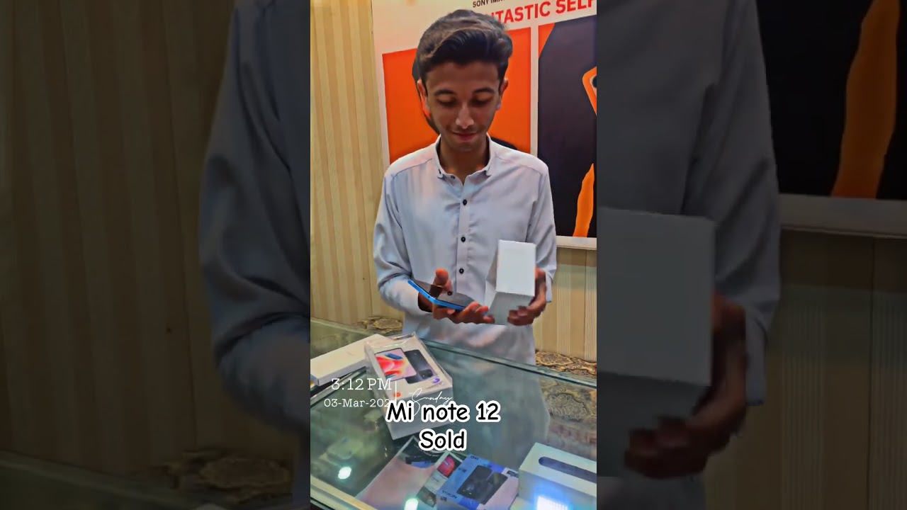 Mi note 12 sold🌸 