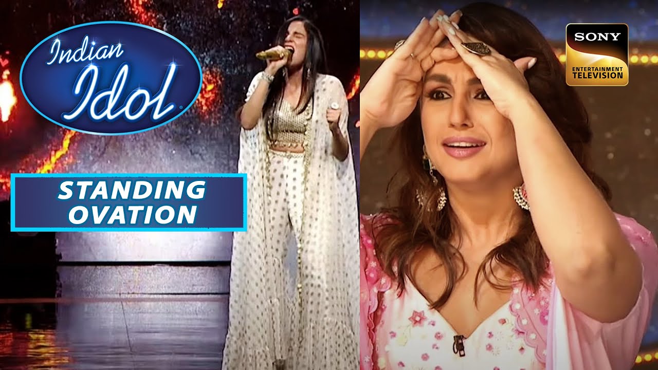 Kavya  Jee Karda Song  Huma   Energy  Indian Idol S 13  Standing Ovation