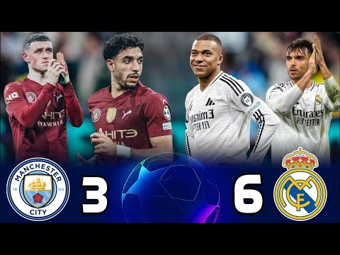 ريال مدريد يدمر مانشستر سيتي 6 3 في مباراه من العيار الثقيل