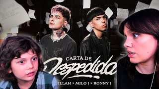 LIT killah, Milo J, Ronny J - Carta de Despedida | REACCION Y ANÁLISIS (con mi sobrino)