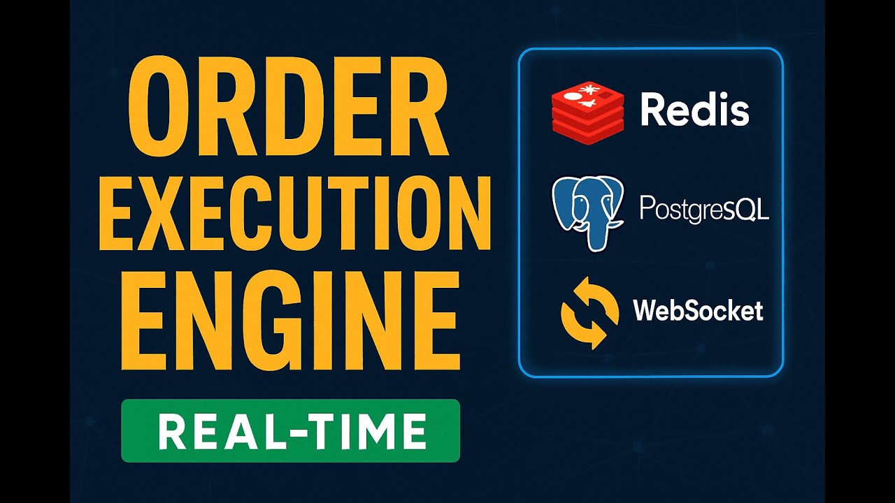 Order Execution Engine Explained | Fastify + BullMQ + Redis ...
