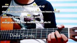 Dada Sayang - Safira Inema| Chord gitar Mudah