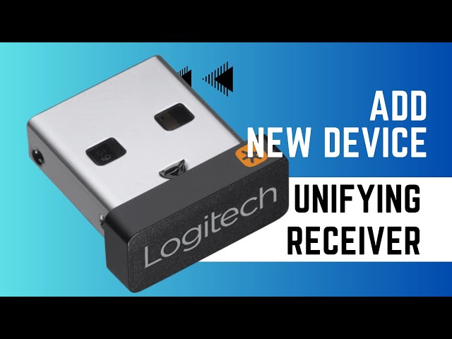 Seletøj jeg lytter til musik broderi How add a new keyboard or mouse to Logitech Unifying receiver - YouTube