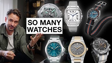 Meer NIEUWE horloges: Seiko, Cartier, Omega, Hublot