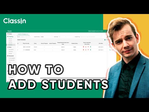 How to add students under the institution account