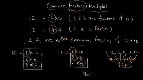 Common factors and common multiples | Playing with numbers | NCERT math Class 6 | Khan Academy