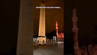 Istanbul after midnight = pure magic 🌙 No crowds. Just vibes