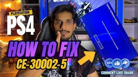 How To Fix PS4 Error CE-30002-5 System Data Corrupted? PlayStation