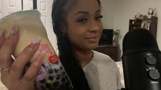 asmr boba eating sounds