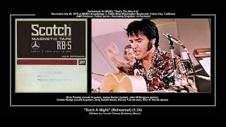*(1970) RCA ''Such A Night'' (Rehearsal) Elvis Presley