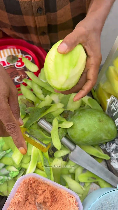 How Indonesian Cuts Mango Fruit