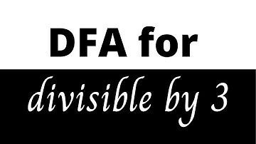 Theory of Computation: DFA for Binary Multiples of 3