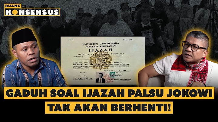 Fritz Alor Boy: Sulit Dimengerti Ｐｅｍｂｕｎｕｈａｎ Karakter Jokowi❗ | Ruang Konsensus