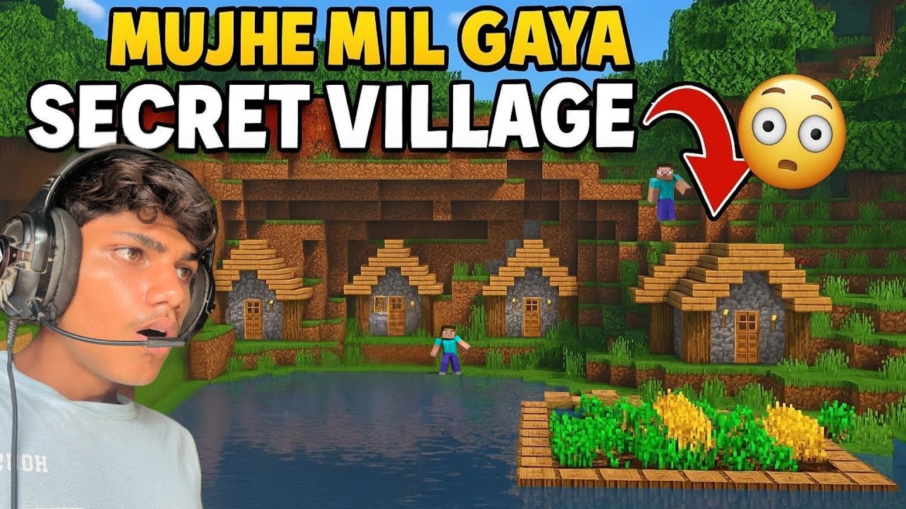 Mujhe Mil Gaya Secret VILLAGE 😱 | Minecraft Survival Hindi - YouTube