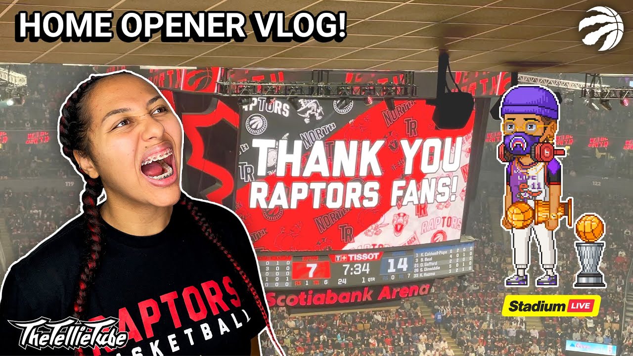 TORONTO RAPTORS HOME OPENER VLOG | RAPTORS VS WIZARDS