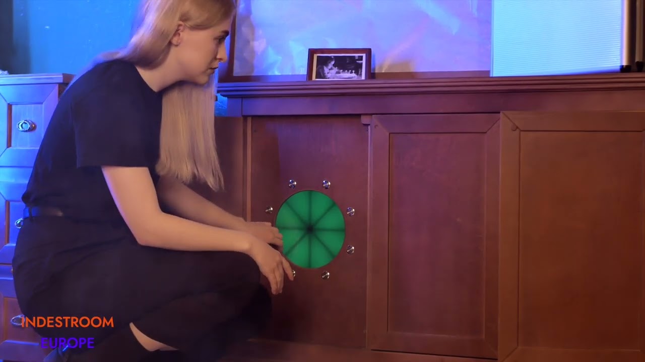 Memory Button Radar. Customized escape room puzzle, Escape room gadget. 