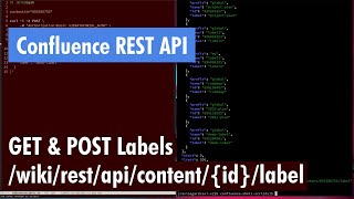 Confluence REST API - Get and add content labels