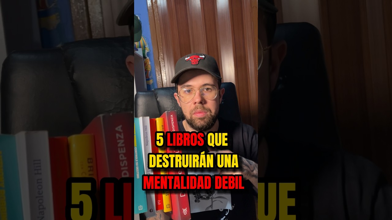5 Libros de DESARROLLO Personal que Destruirán una Mentalidad Debil #desarrollopersonal