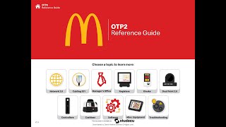 Mcdonald's OTP2 Reference Guide Tech Course For Managers Tier 2
