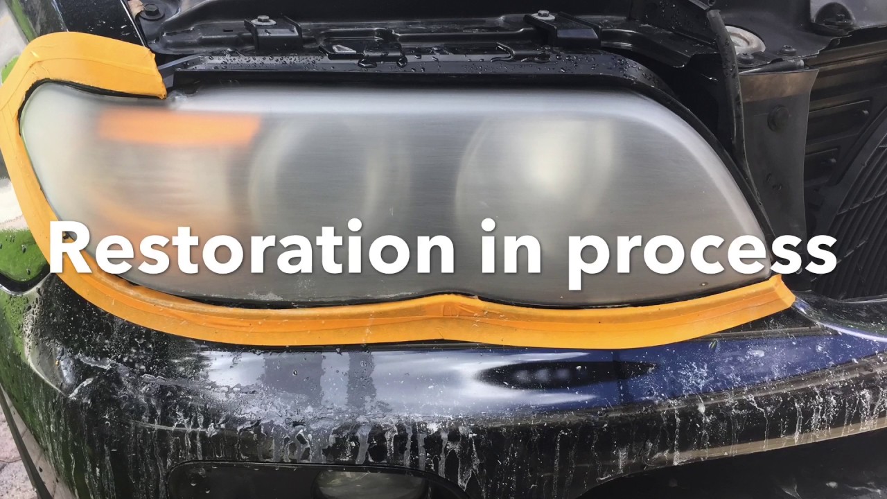 BMW X5 Headlight Restoration Fix My Headlights Restoration Service