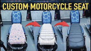 Making a simple custom motorcycle seat cover 