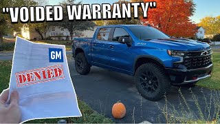 CHEVY Has Officially VOIDED My Warranty Over THIS VIDEO!